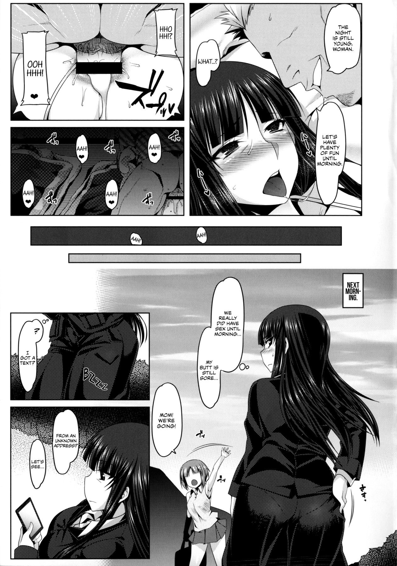 Hentai Manga Comic-Nithgtime Nishizumi-style Cheating Anal Massage-dou-Read-20